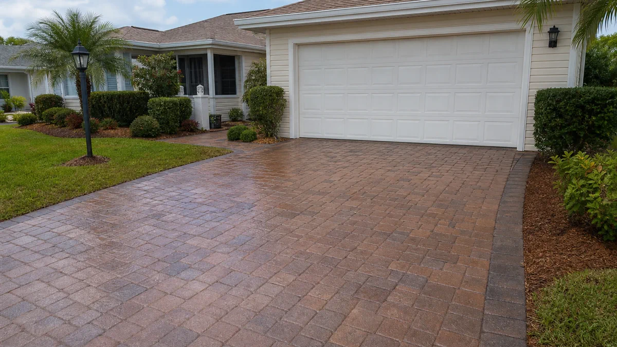Finished project result for Sarasota Paver Sealing